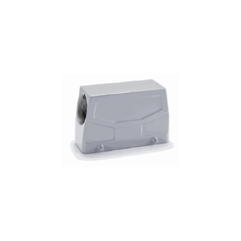 Capot 24B, Aluminium moulé sous pression, IP67, Sortie horizontale, M40